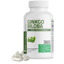 Bronson Ginkgo Biloba Extra Kraft unterstützt Gehirnfunktion und Gedächtnisunterstützung, 360 Vegetarische Kapseln