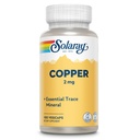 Solaray Cuivre 2 mg de solution pour la formation de globules rouges sains, le soutien de la fonction immunitaire et nerveuse