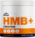 HMB + supplément créatine - 3g HMB quotidien pour la force, la puissance et la récupération accrues, idéal pour les athlètes de haute intensité, 30 jours d'approvisionnement