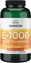 Swanson Vitamine E Tocophérols mélangés 1000 Iu (671,1 Milligrammes) 250 gels