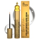 Queen of Lashes Peptide Growth Serum - Lash & Brow Enhancer mit Peptiden & Ginseng Root Extract - Hormonfrei, Ophthalmologin Getestet Formel für längere, Fuller Lashes (8 mL)