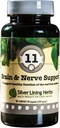 Silver Lining Herbs 11 Canine Brain & Nerve Support - Produit naturel aide à maintenir le système nerveux, le cerveau et le cordon spinal - supplément à base de plantes aide à maintenir le bonheur et la bonne disposition - 90 capsules