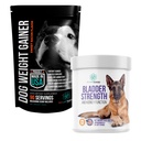 Poudre de gain de poids pour chien et pinces de force