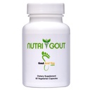 NutriGout Uric Acid Cleanse Supplement w/Turmeric, Graines de céleri, Bromelain, Thistle de lait, Dandelion et Chanca Piedra, 60 Capsules végétariennes de 500 mg chacune