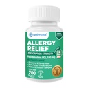 Soulagement de l'allergie - Fexofenadine HCl 180 mg - Antihistaminique non somnolent - 200 comprimés de dénombrement