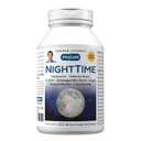 ANDREW LESSMAN Night Time 30 Capsules - 3mg Melatonine, Valérien, Ashwagandha, Passionflower, Hops, Chamomile. Pas de groggie du matin. Soutien naturel, sommeil doux et reposant. Capsules faciles à avaler