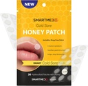 Miel Smart Cold Sore Patch - 30 ct 12mm - Traitement de la Plaquette Fièvre - Conceals protège les apaisements et cache les plaies froides - bandages invisibles - aide à apaiser les démangeaisons