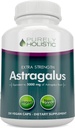 Astragalus Capsules 5 000 mg - 250 Capsules, 8+ mois d'approvisionnement - Astragalus de résistance supérieure extrait de racine 20:1 - non OGM, végétarien et végétalien - soutient le système immunitaire et cardiovasculaire