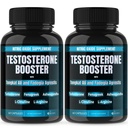Dr. Emy's (2 Pack Testostérone Booster-Tongkat Ali Fadogia Agrestis Nitric Oxide Ashwagandha Supplément pour les hommes avec L Arginine Citrulline Fenugreek - Turkesterone pré-entraînement pompe (120 capsules)