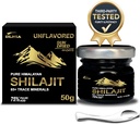 Authentic Shilajit Pure Himalayan Organic Shilajit Resin Supplement- Gold+ Grade with 85+ Trace Minerals with 75% Fulvic Acid, Overall Energy & Immune Support, Pure Shilajit for Men & Women, 50g