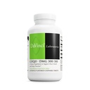 DAVINCI Labs CoQ10 - DMG 300/300 - Soutient la santé cardiaque et la fonction énergétique* - Supplément alimentaire avec Coenzyme Q10 et vitamine E - Végétarien - Sans gluten - 60 comprimés à croquer aromatisés orange