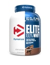 Dymatize Elite 100% poudre de protéines de lactosérum, 25g de protéines, 5,5g BCAA et 2,7L-Leucine, absorption rapide et digestion rapide pour la récupération optimale des muscles, chocolat riche, 5 livres (63 portions)
