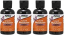 Mélatonine liquide 3mg (paquet de 4) Now Foods 8 oz. (4 x 2 oz.) Liquide