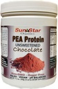 Poudre de protéines de pois - Sans sucre - Chocolat avec de la poudre de cacao et haricot de vanille - Sans soja, sans OGM 17,6 oz