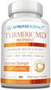 Genehmigte Wissenschaft Turmeric MD - mit BioPerine & 95% Standardisierte Kurkuminoide - 60 Kapseln (1 Monat Versorgung)
