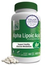 Santé Thru Nutrition Alpha Acide lipoïque 600mg 60 portions Certifié Vegan.