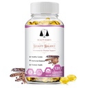 Myo-Inositol & D-Chiro Inositol - Hormone Balance & Healthy Ovarian Support for Women - 100% All Natural PCOS Support Supplément - Fabriqué aux États-Unis - Capsule de gel végétalien - Réduire la croissance faciale des cheveux
