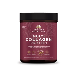 Ancient Nutrition Collagène Peptides Poudre, Protéines Multi Collagènes, Femmes & Hommes, Vitamine C, Probiotiques, Collagène Hydrolysé, Supporte la peau, articulaires, Santé Gut, Non aromatisé, 60 portions