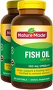 2 x 200Pk Huile de poisson de nature 1200 mg Softgels Oméga 3