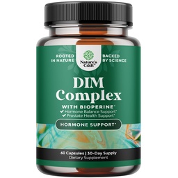 Pure DIM Ergänzung für Männer mit Bioperine - DIM Estrogen Blocker für Männer für Hormon Balance & Prostata Gesundheit - Diindolylmethan Testosteron Complex mit Broccoli Florets - 60 Kapseln
