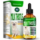 Milchdistel für Hunde | Hunde Leber Ergänzung für alle Alter und Rassen | Hier ist nur pflanzliche Zusammensetzung | + Attraktive und Super Yummy Bacon Flavor | 2 Oz
