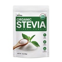 Poudre de Stevia biologique de Viccoky 3oz (86g), poudre d'extrait de Stevia pure, sans sucre et 0 calories, sans additifs, sucre substitut, édulcorant naturel