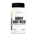 NutraBio Horny Goat Extract Supplément, 500mg - pour les hommes et les femmes, aide à soutenir l'énergie et la vitalité, 90 capsules végétales
