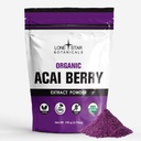 Lone Star Botanicals Bio Açai Berry Superfood Powder, 3.52oz (100 Gramm), Antioxidantien, Vitamine, Mineralien, Gesunde Ernährung, Zu Smoothie, Suppe, Salat