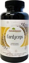 Aloha Médicaments Cordyceps purs, complément de champignons biologiques certifiés, soutient l'immunité et l'énergie, boîte de 1, 90 Capsules