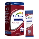 Electrolytes électrolits Packs en poudre, Fruit Punch 8 Pack, Packs d'hydratation en poudre pour la déshydratation et la réhydratation, Mélange de boissons hydratantes aromatisées après l'entraînement, Sticks journaliers sans gluten