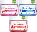 Mon aventure à l'ajustement rafraîchissant électrolytes en poudre avec Zero Sugar, Bundle, Blue Raspberry & Watermelon Candy & Strawberry Lemonade Saveurs