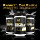 PVL Creapur Creatine - 100% Pure poudre de créatine allemande monohydratée - 82 portions - 410 g