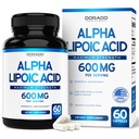 Acide alpha lipoïque 600mg par portion 60 Capsules - Potent Antioxydant pour la neuropathie et la santé cardiovasculaire (Supplément ALA) - Tiers testés, non OGM, sans gluten, végétaliens et américains fabriqués