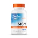 Doctor's BEST MSM, Unterstützt Haar, Haut, Nägel, & Gelenke, Non-GMO, Glutenfrei, 3000 mg pro Servierung, 360 Kapseln