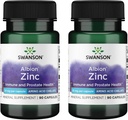 Swanson Albion Glycinate de zinc chélaté 30 Milligrammes 90 Capsules (2 Pack)