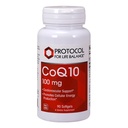 Protocole CoQ10 100mg - avec vitamine E et lécithine de soja - Supplément CoQ10 - Sans halal et sans oeuf - 90 softgels