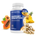 Supplément d'enzymes digestives (90 Capsules) Soutien Digestion - avec Bile purifiée, Pancréatine, Enzymes végétaux, Bile à Ox, Betaine HCL, Soutien Digestion des graisses glucidiques et protéines