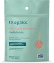 True Grace One Daily Femmes Multivitamine Fermented Minerals, Organic Adaptogens & Champignons Balance du corps entier, Immune, Énergie, Beauté Support - Non-OGM, Sans gluten, Sans soja - 90 comprimés végétaliens