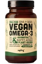 Vegan Omega 3 Supplement - Pflanzenbasierte DHA & EPA-Fettsäuren - Carrageenan frei, Alternative zu Fischöl, unterstützt Herz, Gehirn, Joint Health - Sustainable Sourced Algae - 60 Softgels