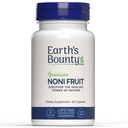 Earth's Bounty Hawaiian Noni Fruit Capsules - 60 Veggie Caps - Gesundes Immunsystem & Joint Health Support - 100% Natural & Pure Noni - Vegetarisch