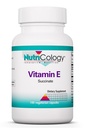 Nutricology Vitamin E Succinate Supplement - für Männer und Frauen, 400 IU D-Alpha-Tocopheryl, Antioxidans, Vegetarische Kapseln - 100 Count