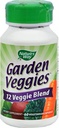 Natures Way Garden Veggies 12 Veggie Blend 60 Vegetarian Capsules, Pack of 3 bottles