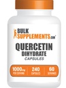 BulkSupplements.com Capsules dihydratées Quercetin - Suppléments Quercetin, Supplément antioxydants - 4 Capsules par portion, 240 Nombre (paquet de 1)