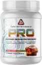 Core Nutritionals Pro Mélange de protéines à libération prolongée, mélange d'enzymes digestives, 25G Protéine, 2G Carb, 27 portions (Beurre de Peanut et Jelly)