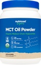 Nutricost en poudre d'huile MCT biologique 1 LB - certifié USDA biologique, idéal pour les régimes kéto, kétose et cétogénique - Zéro glucides nets (triglycéride à chaîne moyenne)