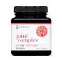 Complexe articulaire Youtheory avec UC-II - pour la santé des cheveux, des ongles, des os, des articulations et des muscles* - pour les hommes et les femmes - avec les acides aminés, l'extrait de boswellie, le gingembre et le curcuma - 60 comprimés (30 jours d'approvisionnement)