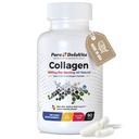 Capsules complètes de collagène pour les femmes – 1800mg, types I, II, III, V, X pour les cheveux, la peau, les ongles, les articulations et la santé des os, haute absorption, anti-âge, non-OGM, sans gluten, 90 capsules