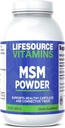 Vitamines LifeSource Poudre MSM - 16 oz - Pure et propre - 226 portions - 2 000 mg par portion