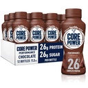 Core Power Fairlife 26g Protein Milch Shakes, bereit zu trinken für Workout Erholung, Schokolade, 11.5 Fl Oz (Pack von 12)