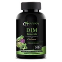 Supplément DIM 300mg avec Broccoli 200mg BioPerine 10mg-Hormone et équilibre œstrogène pour les femmes et les hommes,Ménopause Relief,PCOS et PMS Support,Hormonal Acne Treatment-120 Caps,Diindolylméthane 150mg par cap